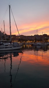 Sonnenuntergang in Porto Maurizio